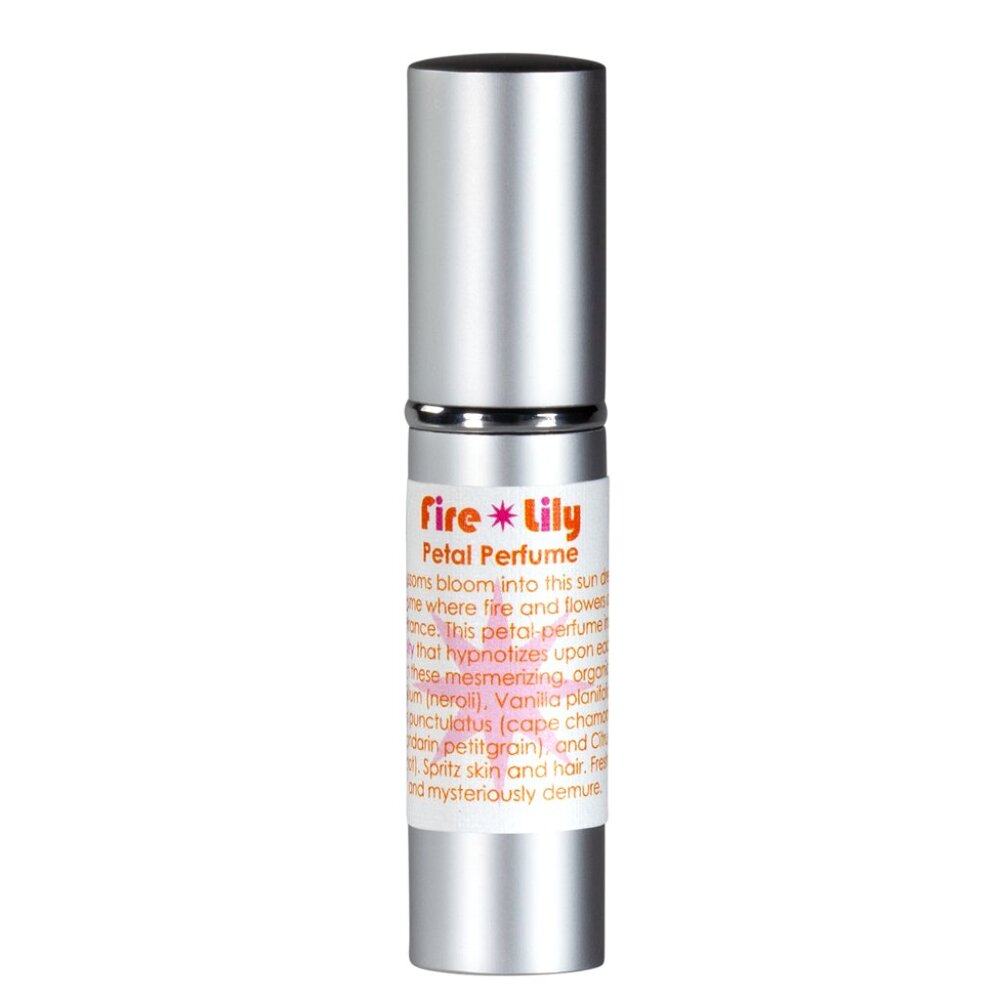 Living Libations, Fire Lily, Travel Mist, Made in Ontario. High Quality.